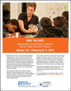 Responsible Sex Education